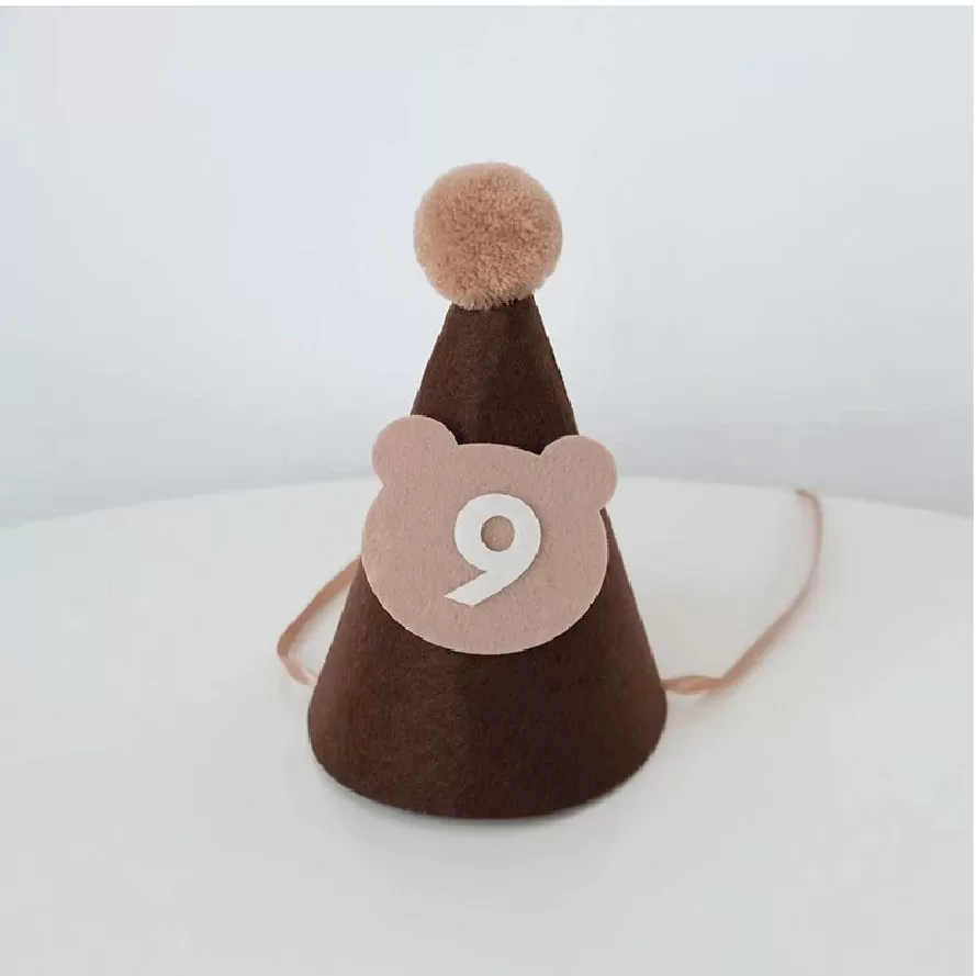 Mũ gấu nâu số 1 đến 9