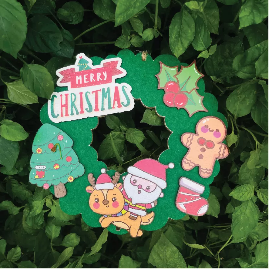 Bảng Gỗ Decor Trang Trí Giáng Sinh