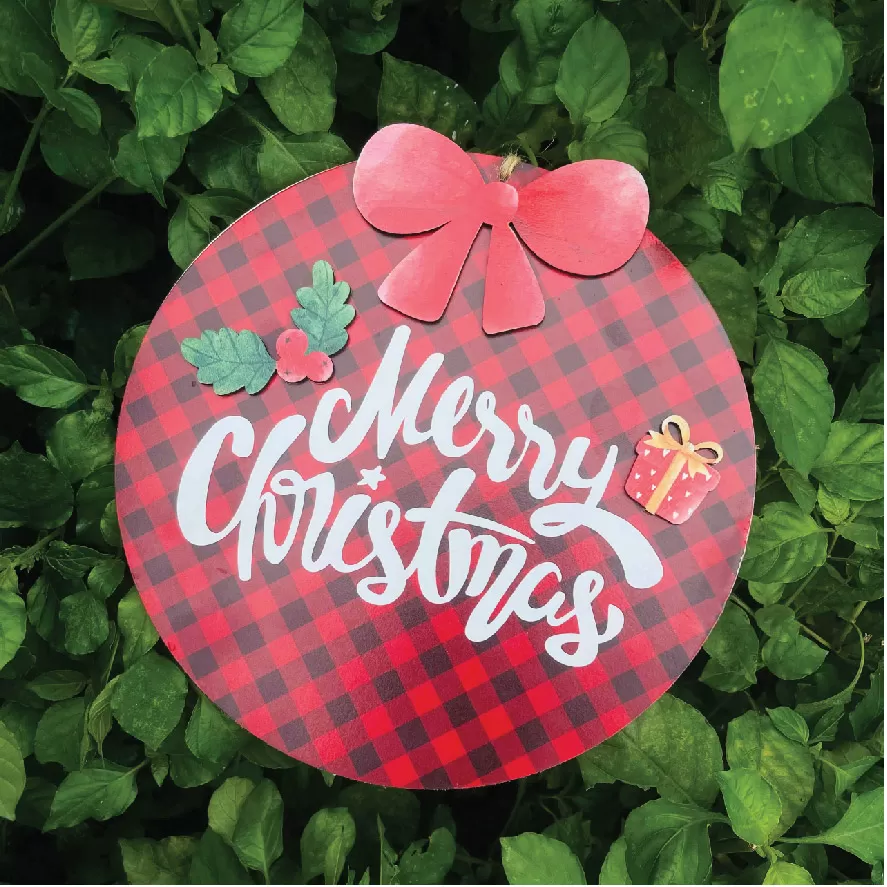 Bảng Gỗ Decor Trang Trí Giáng Sinh