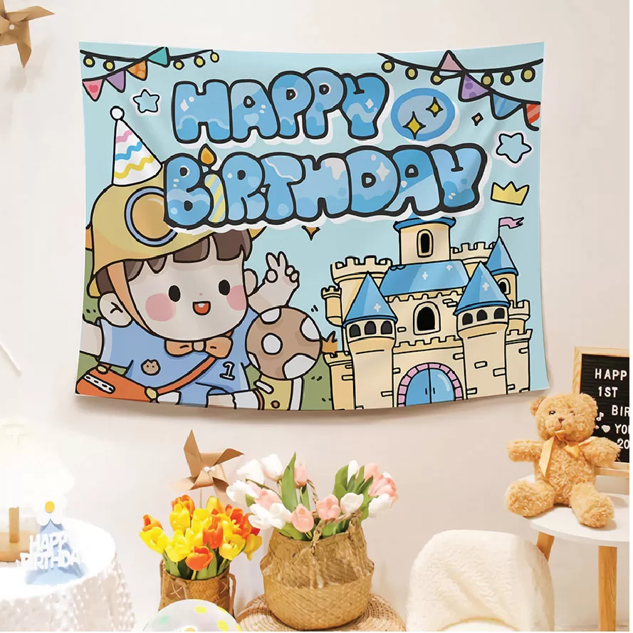 Phông in trang trí sinh nhật