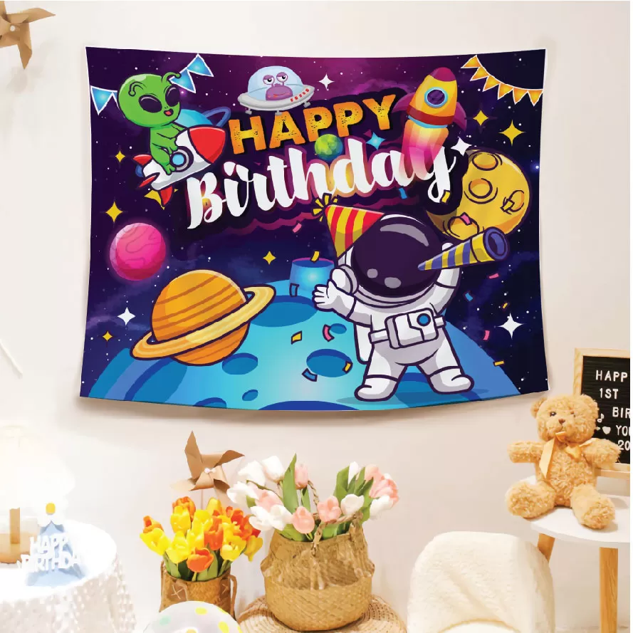 Phông in trang trí sinh nhật