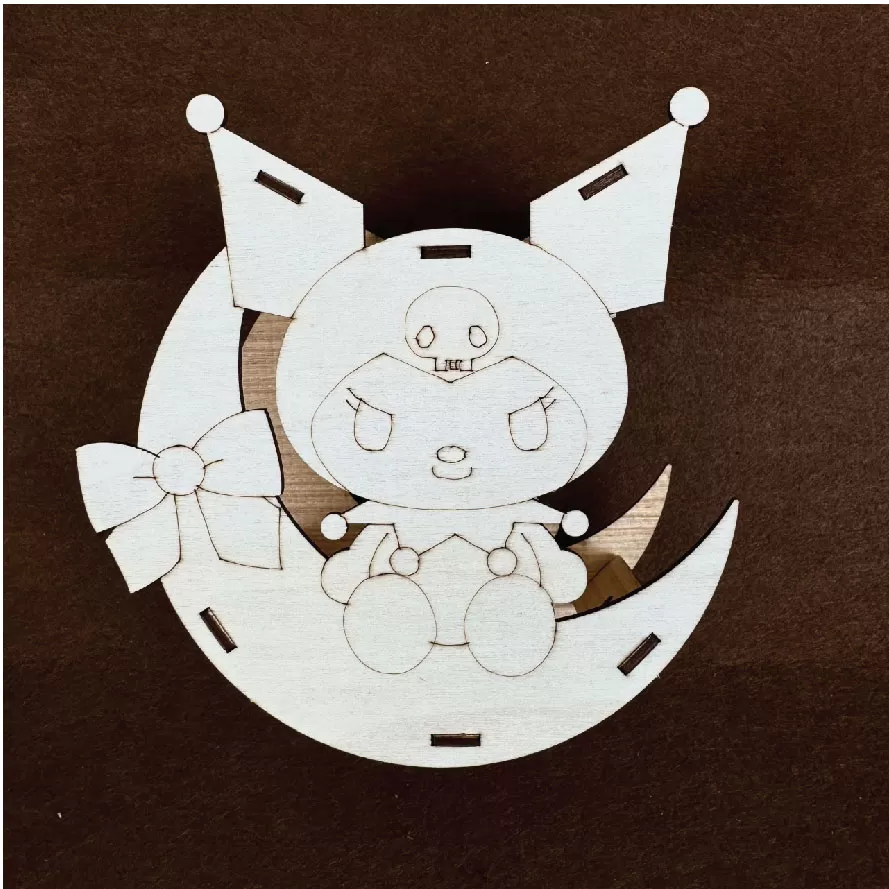 Đèn lồng gỗ tô màu mẫu koromi