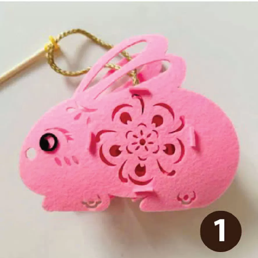 Đèn vải mẫu thỏ