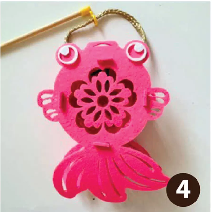 Đèn vải dạ mẫu cá hồng