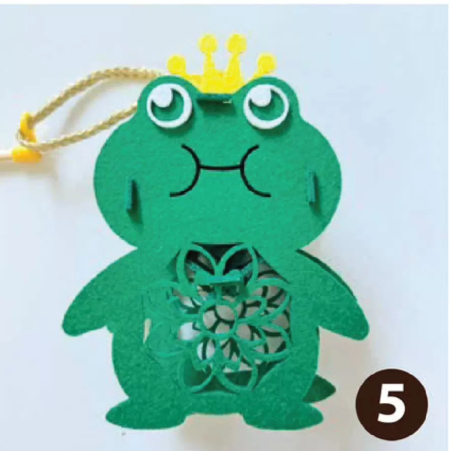 Đèn vải dạ mẫu ếch