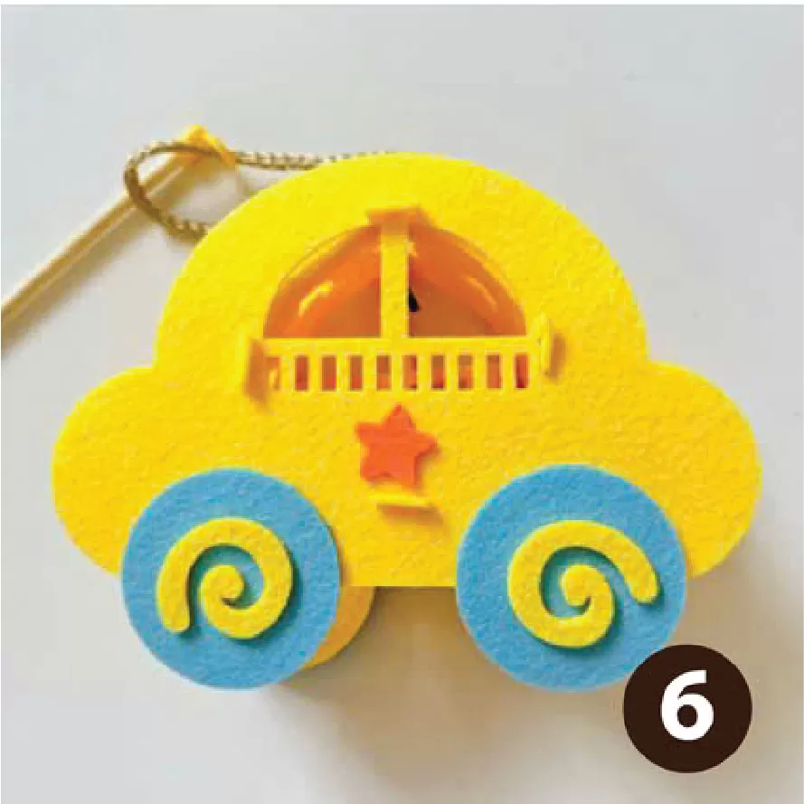 Đèn vải dạ mẫu oto  vàng