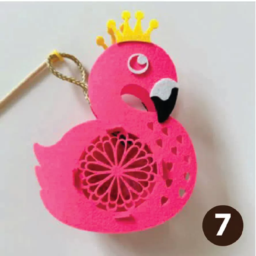 Đèn vải dạ mẫu thiên nga