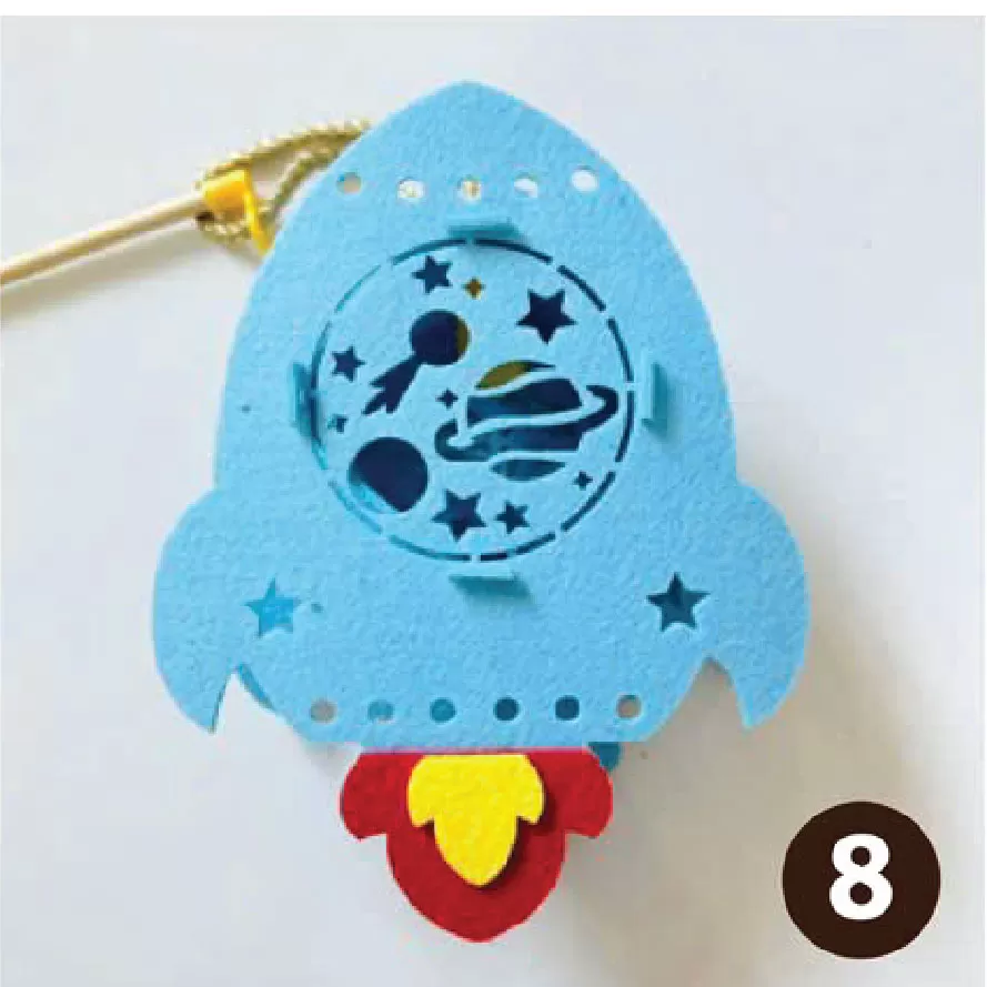 Đèn vài dạ mẫu tên lửa