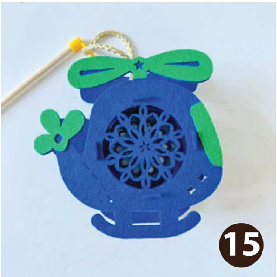 Đèn vải dạ mẫu máy bay xanh