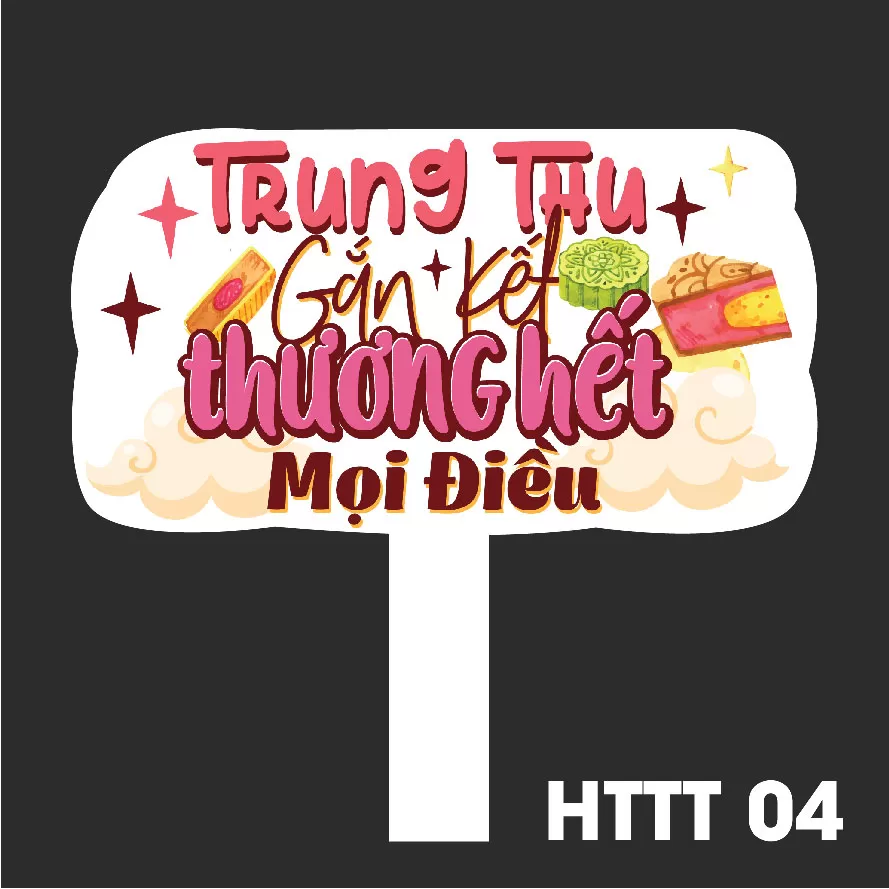 Hashtag biển cầm tay chụp ảnh trung thu