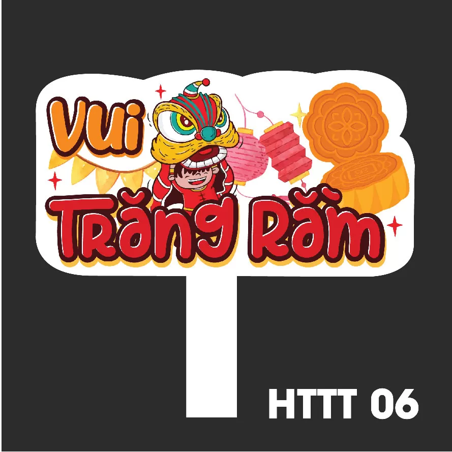 Hashtag biển cầm tay chụp ảnh trung thu