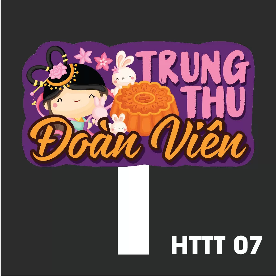 Hashtag biển cầm tay chụp ảnh trung thu