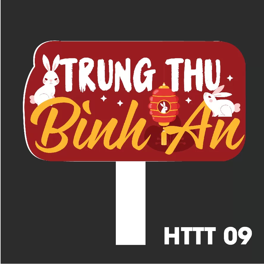 Hashtag biển cầm tay chụp ảnh trung thu
