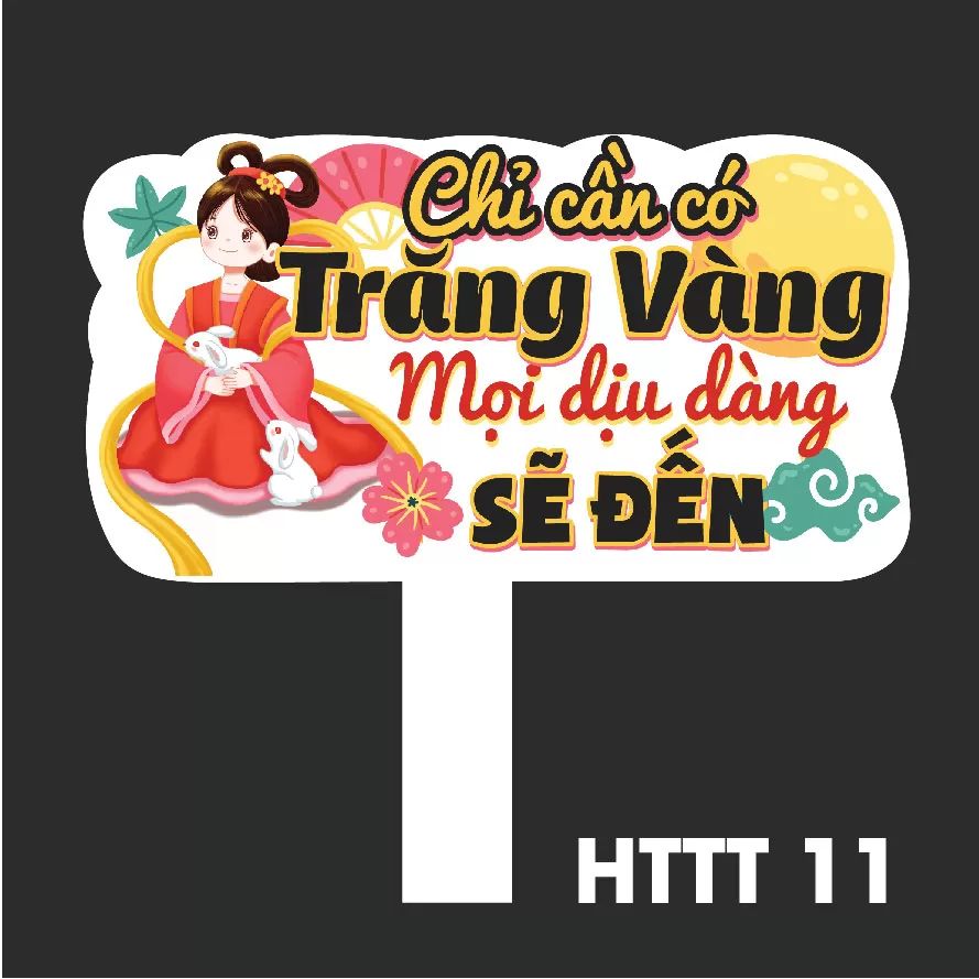 Hashtag biển cầm tay chụp ảnh trung thu