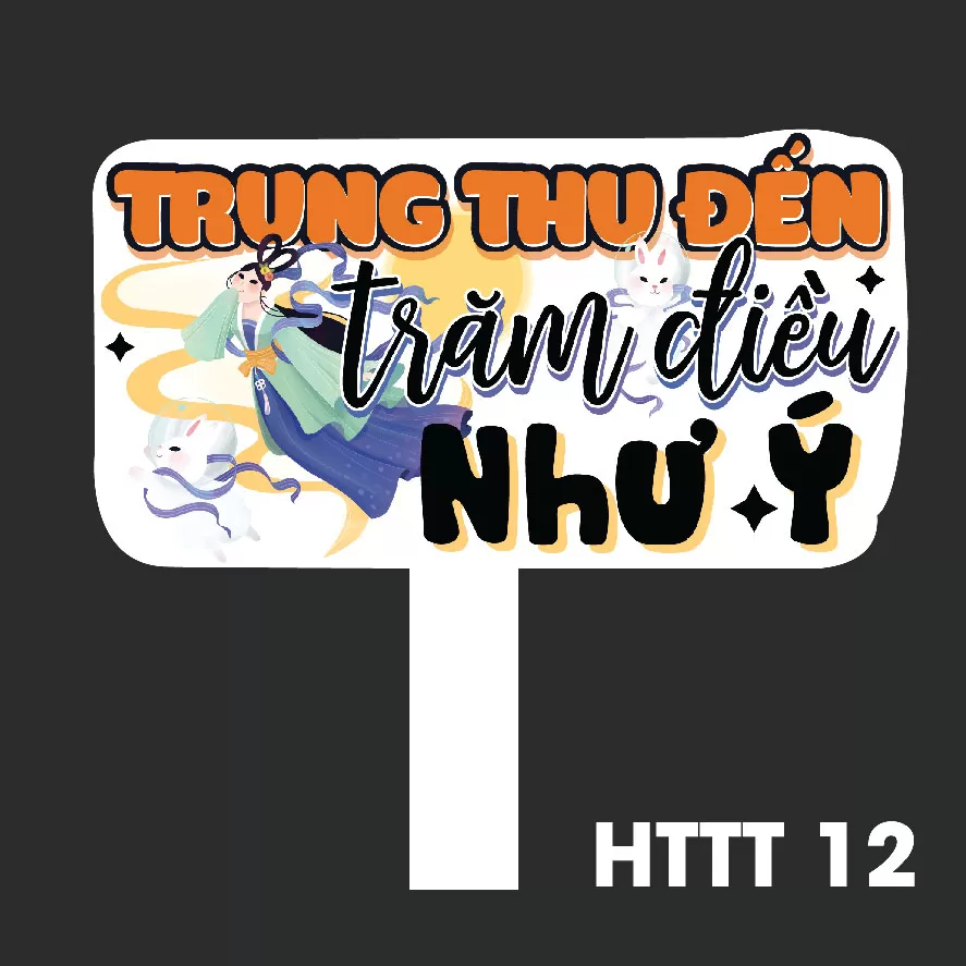 Hashtag biển cầm tay chụp ảnh trung thu