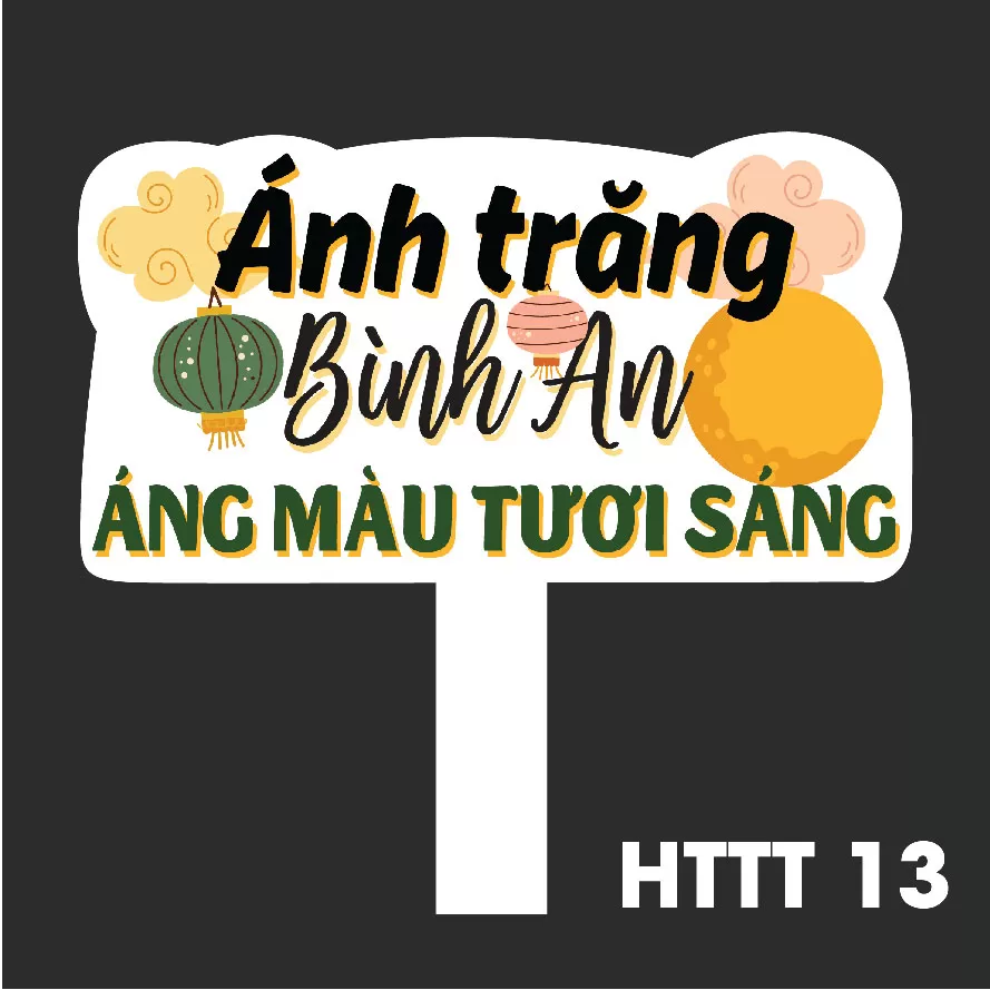 Hashtag biển cầm tay chụp ảnh trung thu