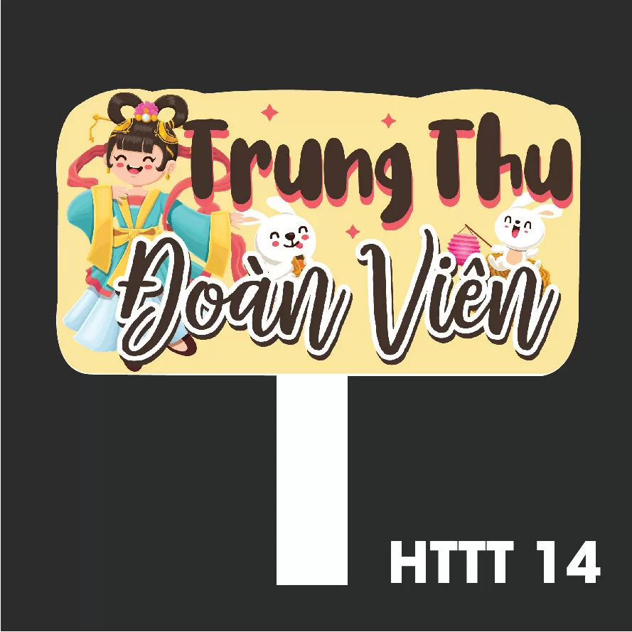 Hashtag biển cầm tay chụp ảnh trung thu