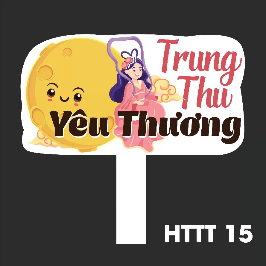 Hashtag biển cầm tay chụp ảnh trung thu