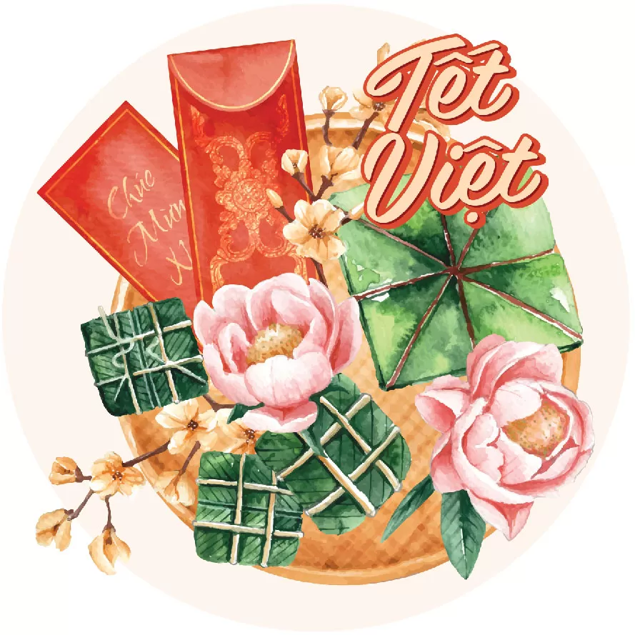 Biển treo trang trí tết chất liệu focmex