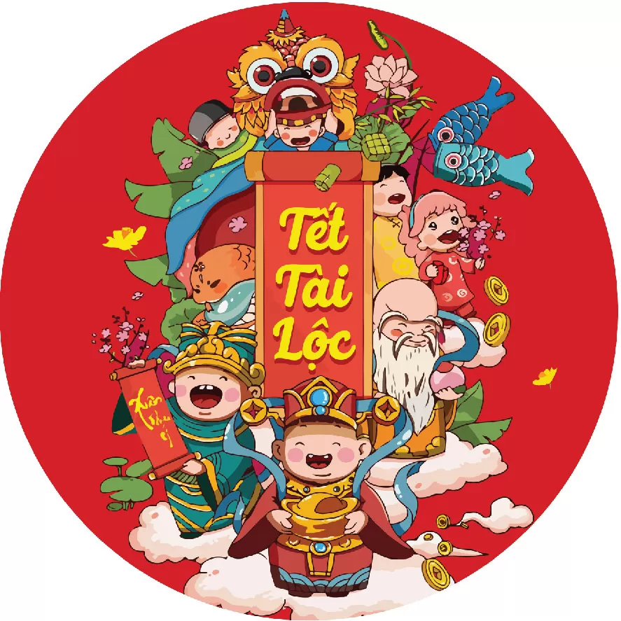 Biển treo trang trí tết chất liệu focmex