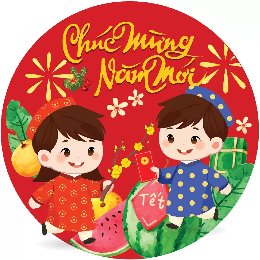 Biển treo trang trí tết chất liệu focmex