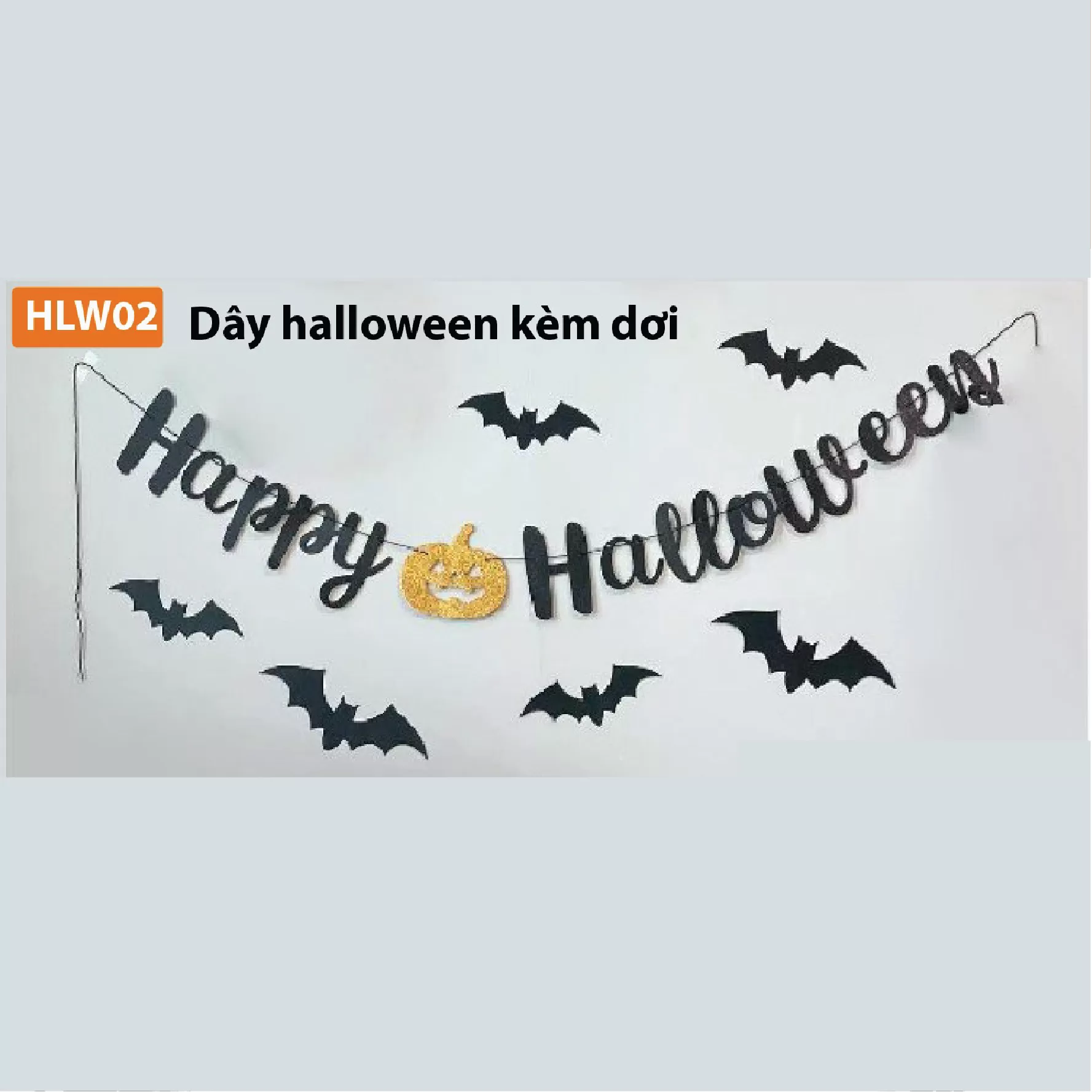 Dây halloween kèm dơi