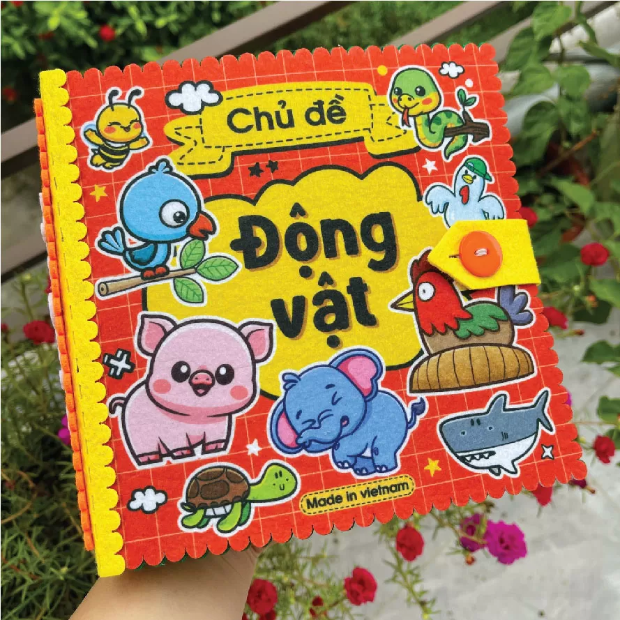 Sách vải chủ đề động vật