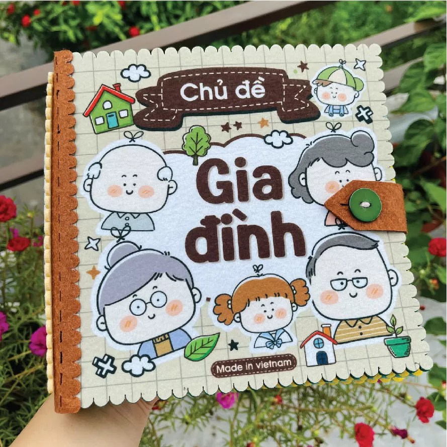 Sách vải chủ đề gia đình