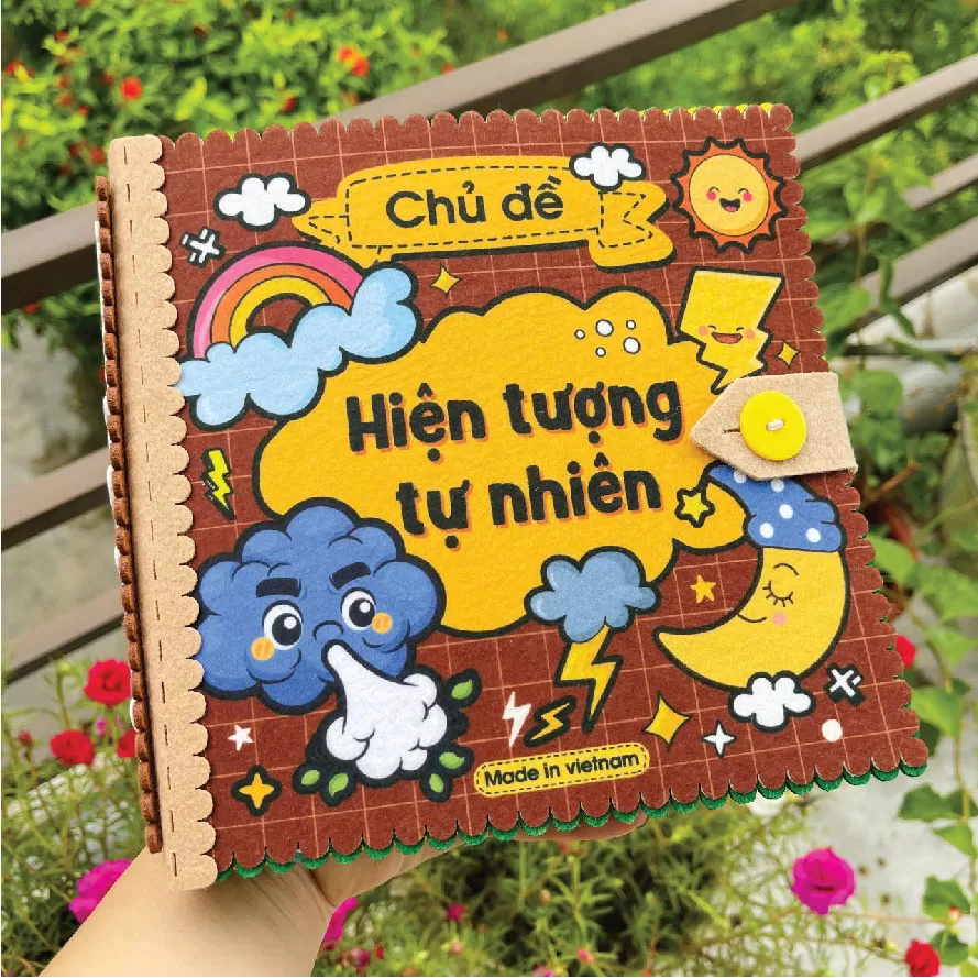Sách vải chủ đề hiện tượng tự nhiên