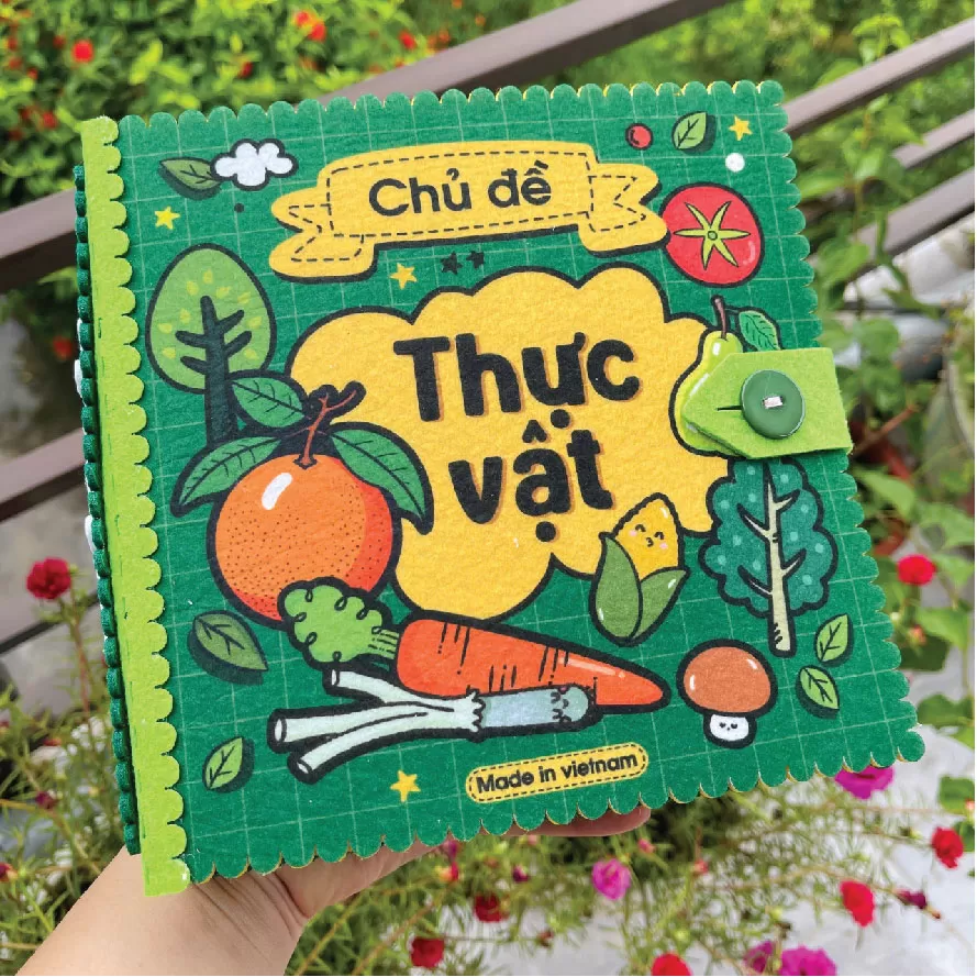 Sách vải chủ đề thực vật