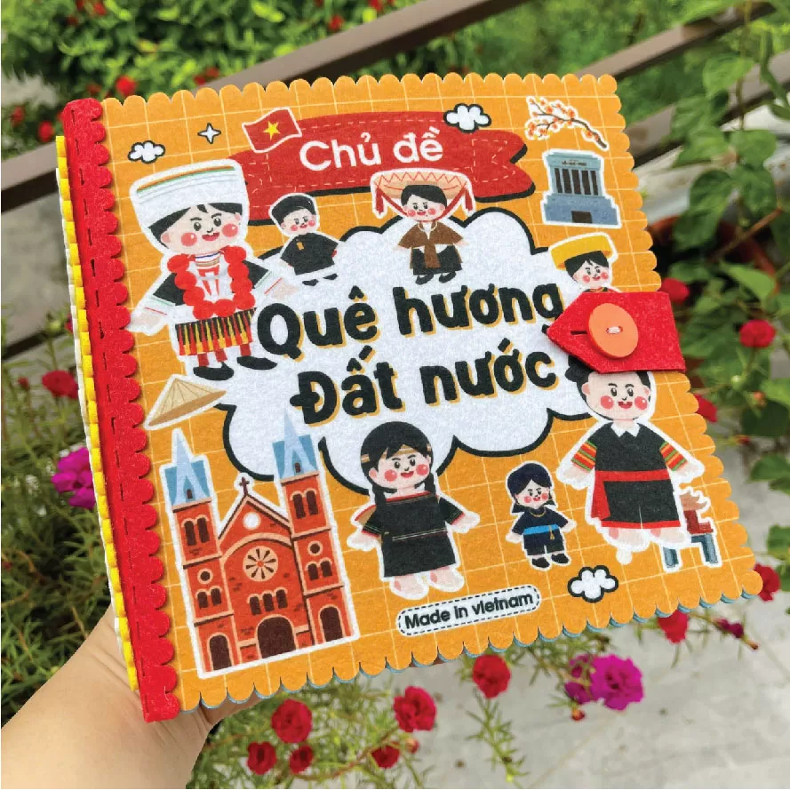Sách vải chủ đề quê hương đất nước