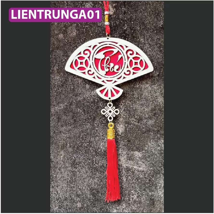 Liễn gỗ treo trang trí TẾT SIÊU XINH loại nhỡ trung