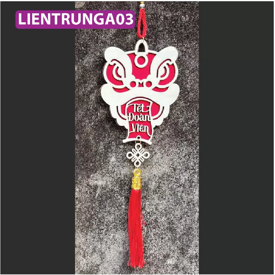 Liễn gỗ treo trang trí TẾT SIÊU XINH loại nhỡ trung