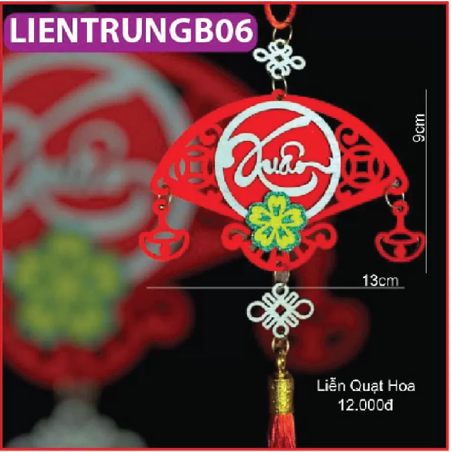 Liễn gỗ treo trang trí TẾT SIÊU XINH loại nhỡ trung