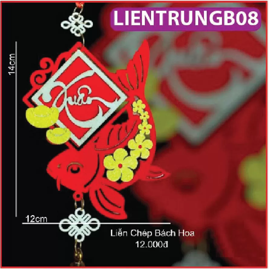 Liễn gỗ treo trang trí TẾT SIÊU XINH loại nhỡ trung