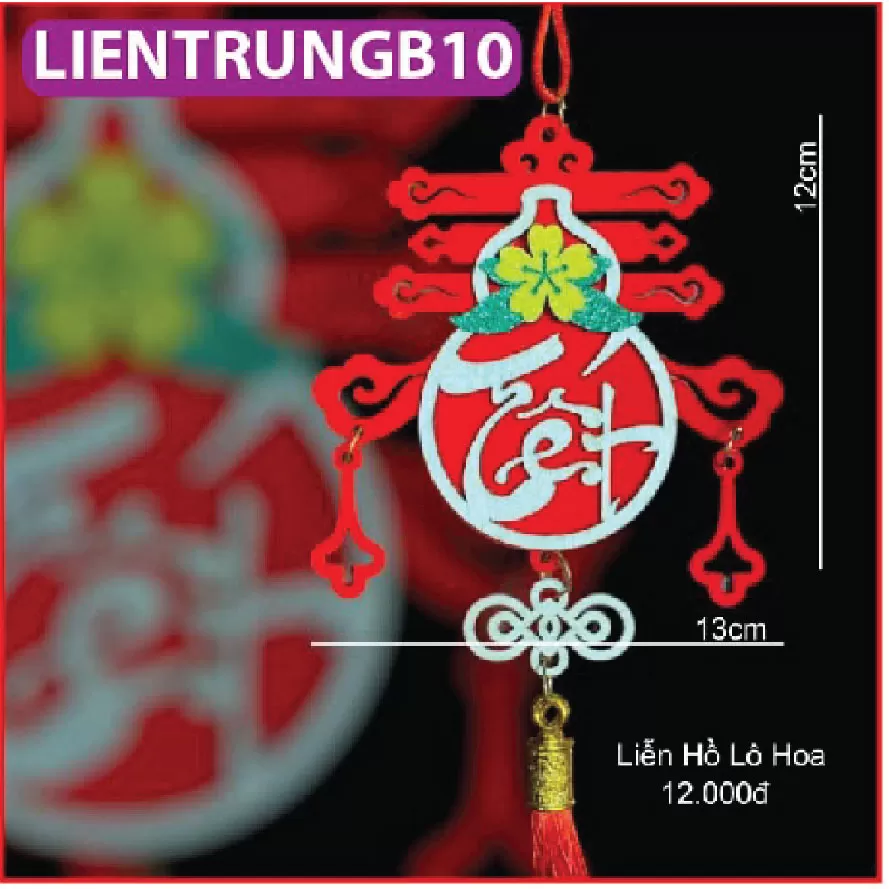 Liễn gỗ treo trang trí TẾT SIÊU XINH loại nhỡ trung