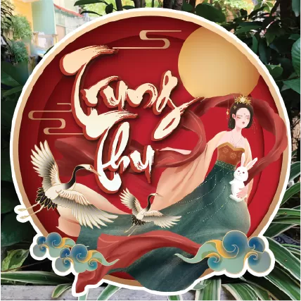  Biển treo trang trí trung thu chất liệu focmex