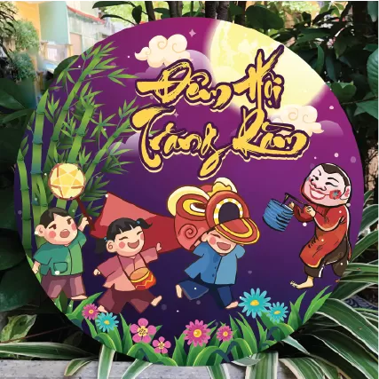  Biển treo trang trí trung thu chất liệu focmex