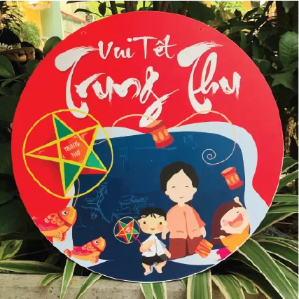  Biển treo trang trí trung thu chất liệu focmex