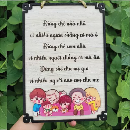 Bảng treo trang trí gia đình