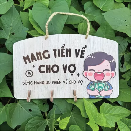 Bảng treo móc khóa
