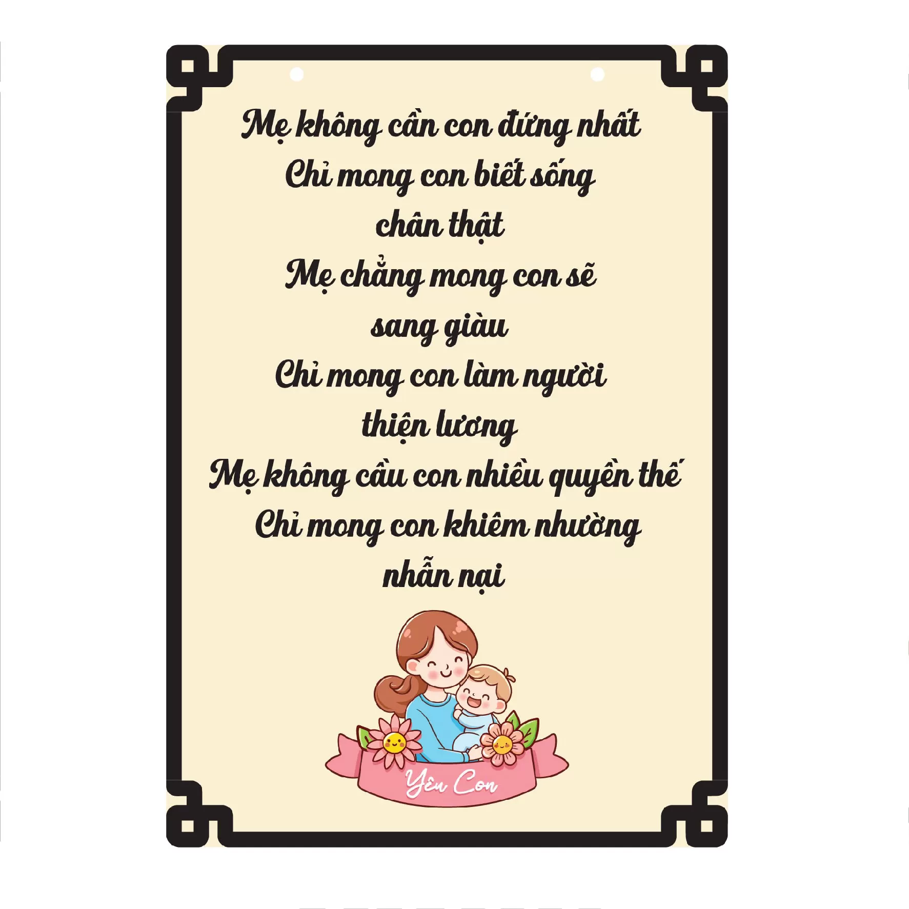 Bảng treo trang trí gia đình
