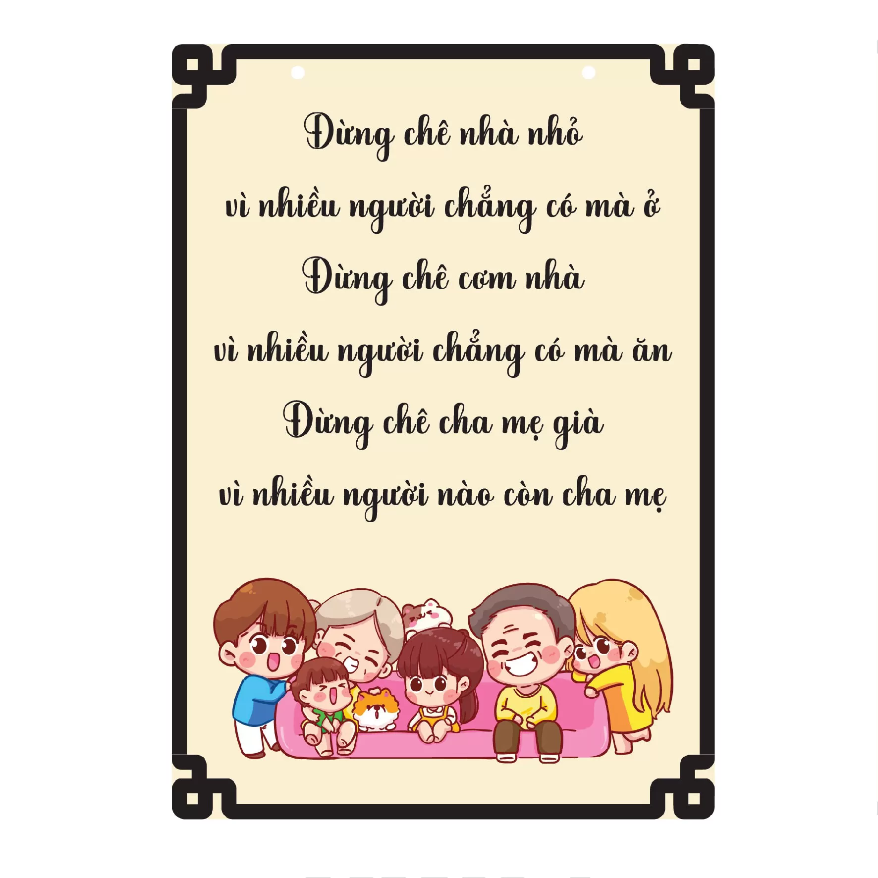 Bảng treo trang trí gia đình