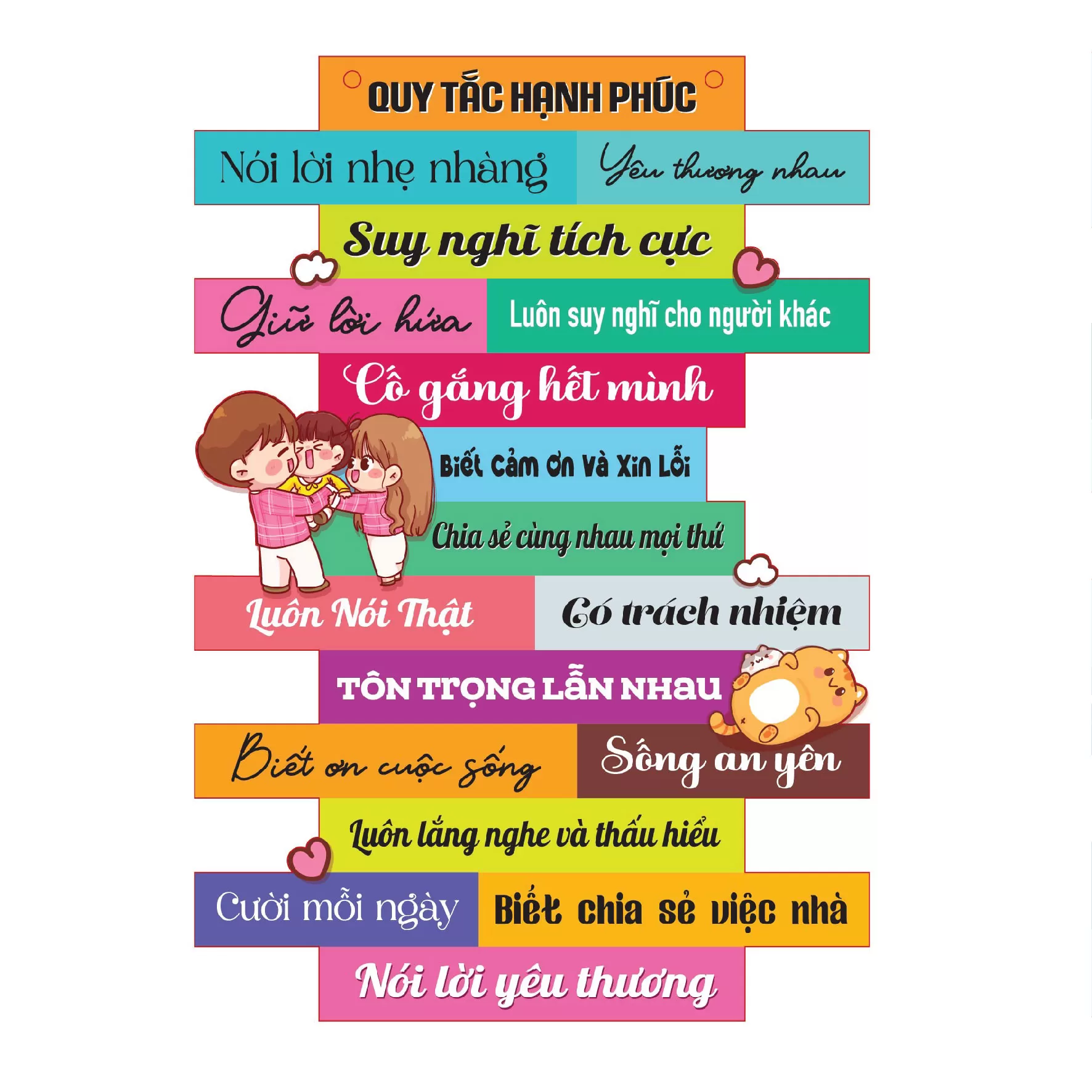 Bảng treo trang trí gia đình