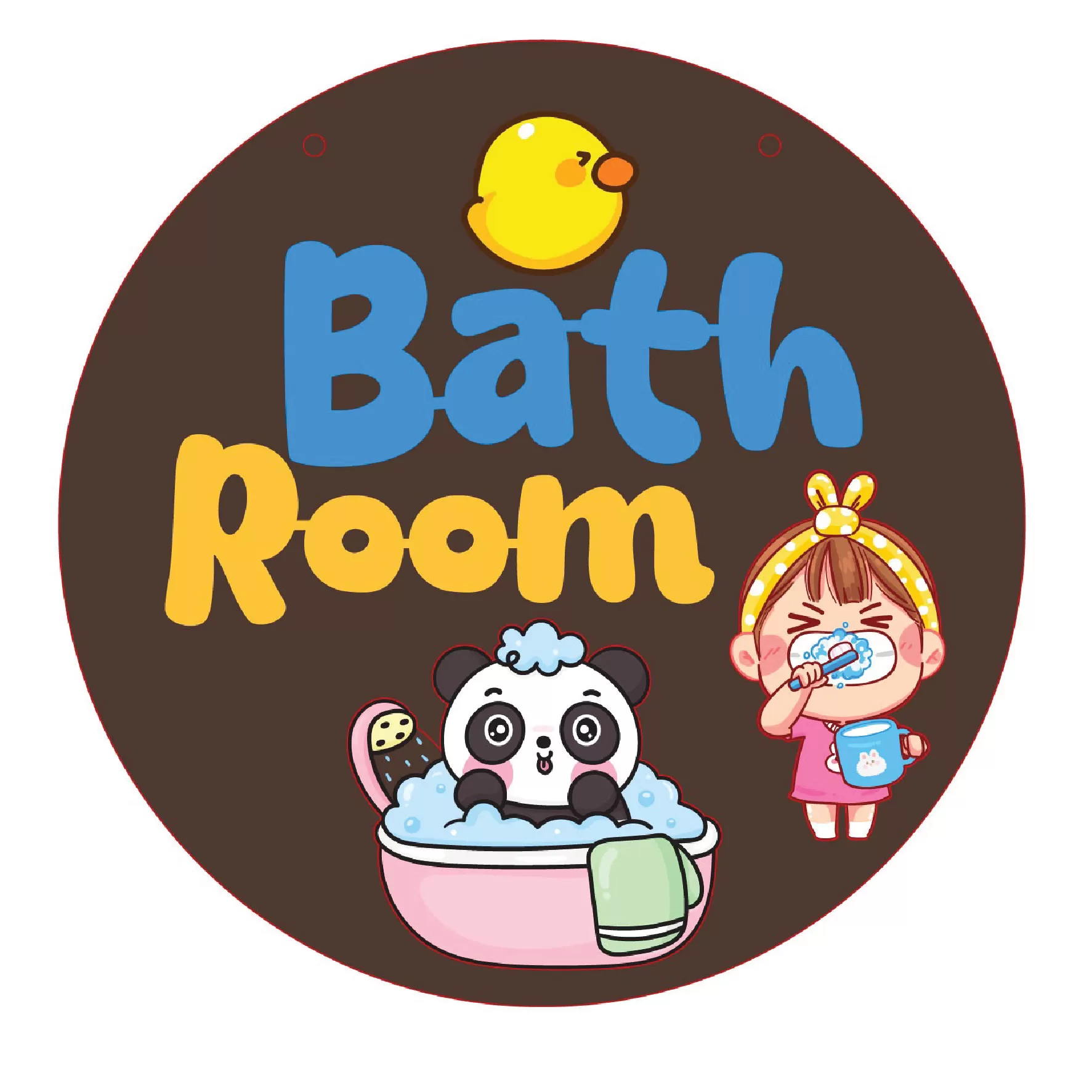 Bảng treo toilet